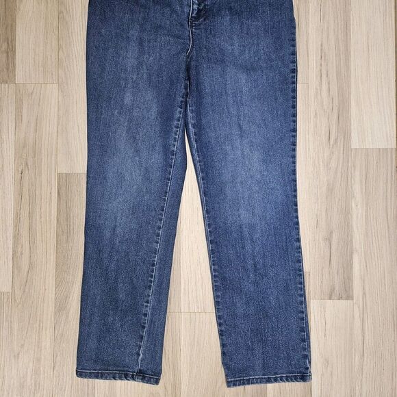 Gloria Vanderbilt Womens Blue Amanda Straight Leg Jeans Size 12 - Picture 2 of 8